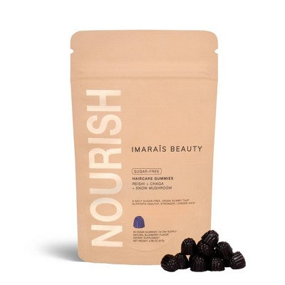 Imarais Beauty Nourish Haircare Gummies Vegan and Sugar-Free 30ct - Imperfect Container